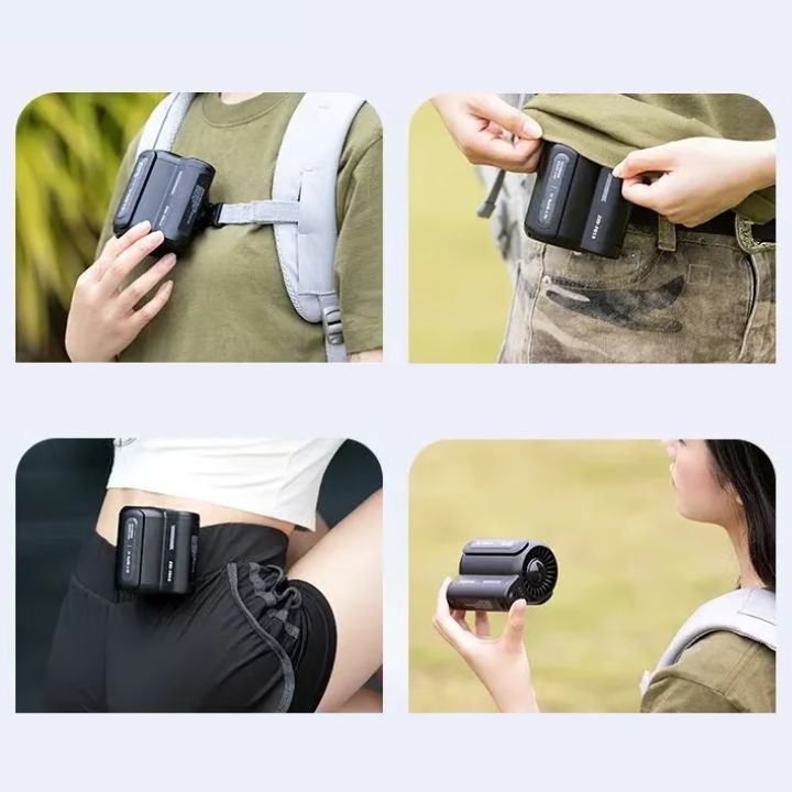 BreezeBelt – Portable Belt Fan Without Rotor Blades