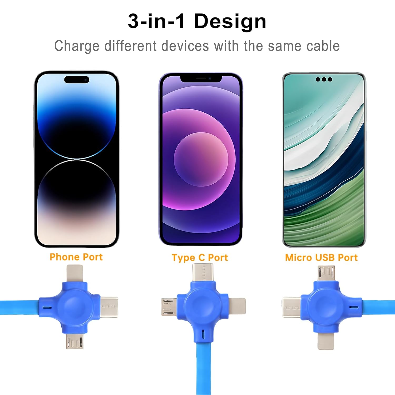 CablePro – 3-in-1 Retractable Charging Cable