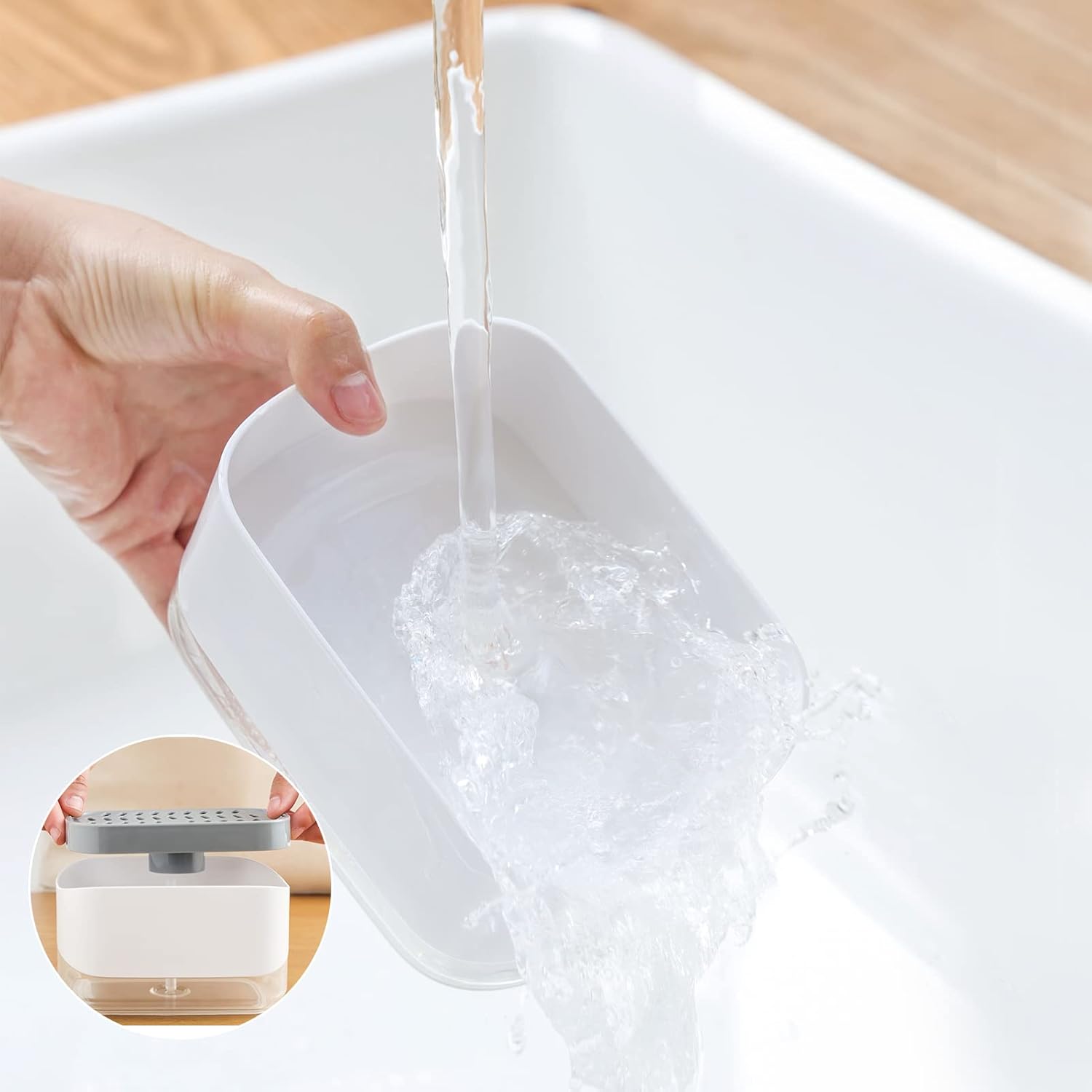 SoapEase – Dish Soap at the Push of a Button, Fast & Mess-Free