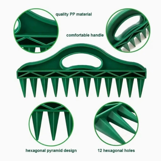 SeedMate – Plant Dibber with 12-Hole Template