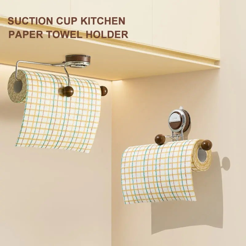 PaperRoll – No-Drill Paper Towel Holder, with Style!