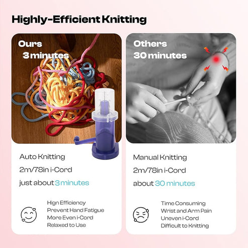 KnitBuddy – For Effortless Cord Knitting