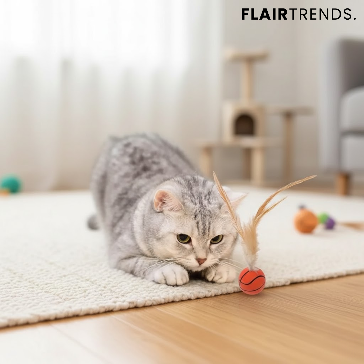 FeatherBounce – Fun Play for Active Cats!