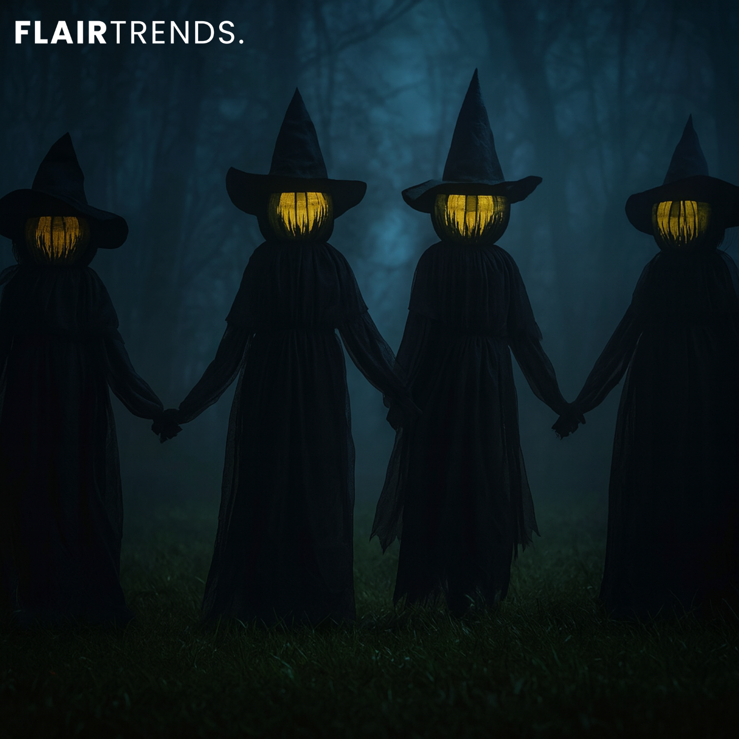 HexaGlow – Set of 3 Glowing Halloween Witches!