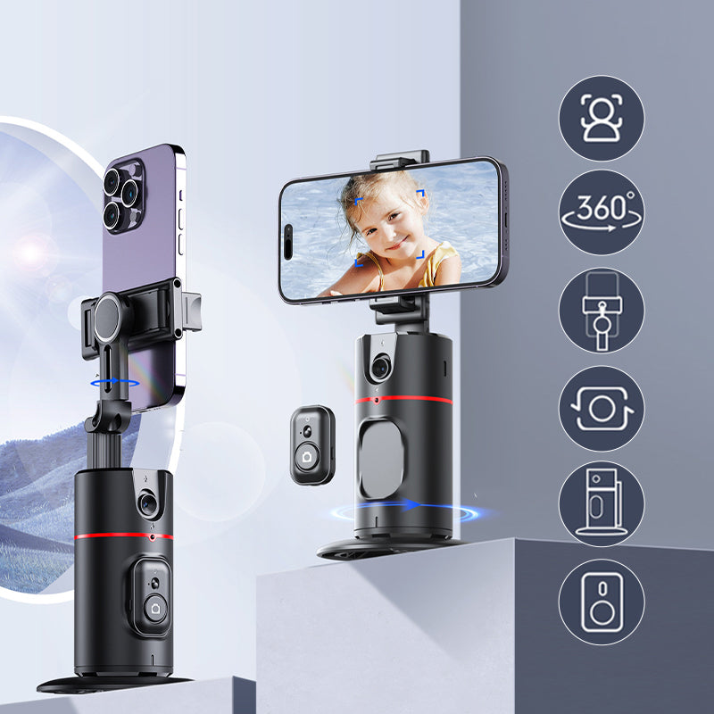 AutoTrack360 – Smart Selfie Gimbal with Face Detection
