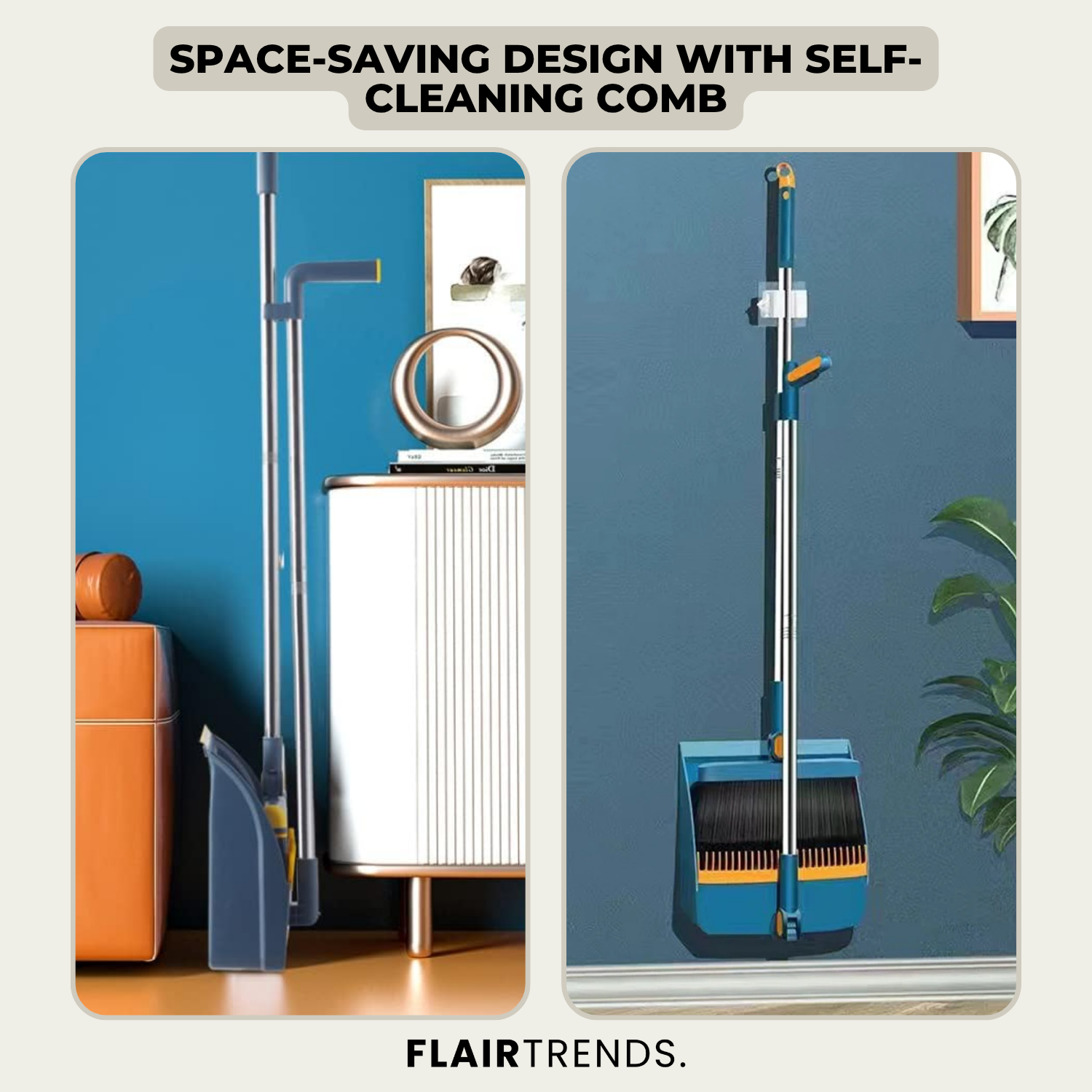 CleanSweep – Back-Friendly Broom Set for Effortless Sweeping!