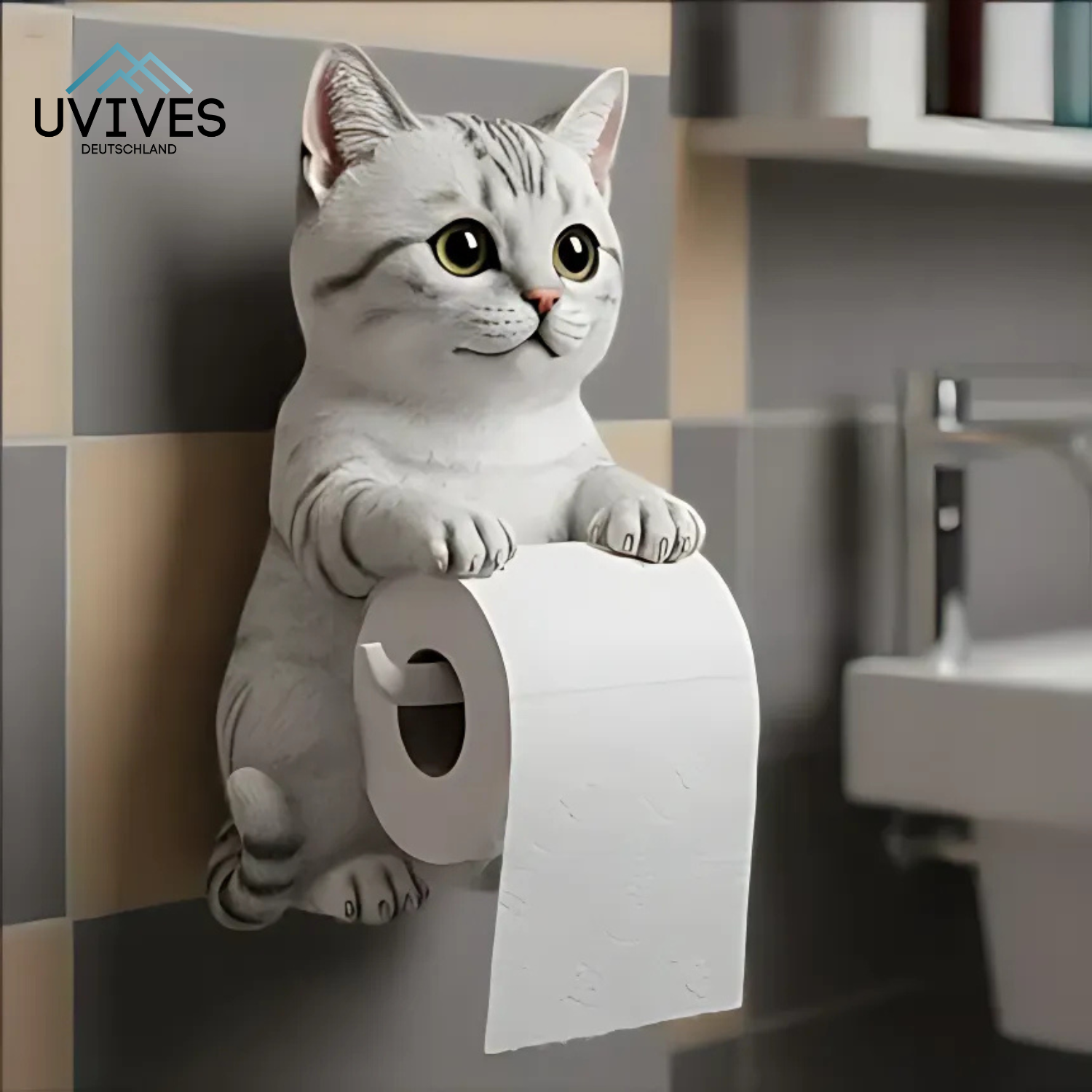 PurrRoll – Add Whiskered Charm to Your Bathroom Routine