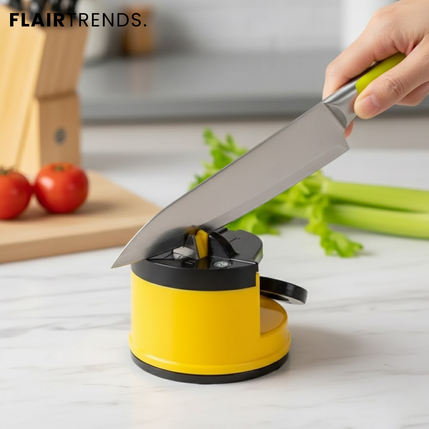 1+1 FREE | SharpMate – Mini Knife Sharpener with Suction Cup