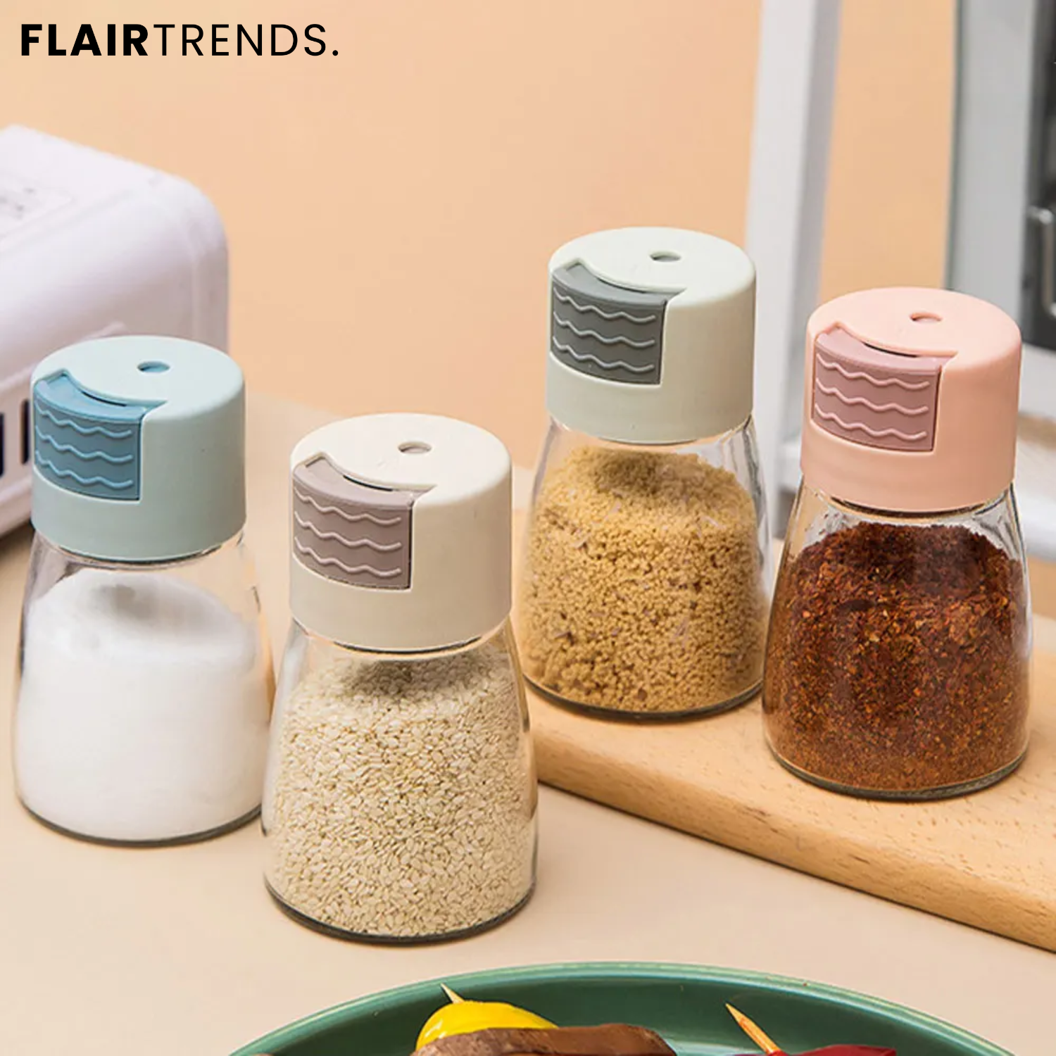 SmartDose Mini – Perfectly Measured Spices with One Click (Set of 4)