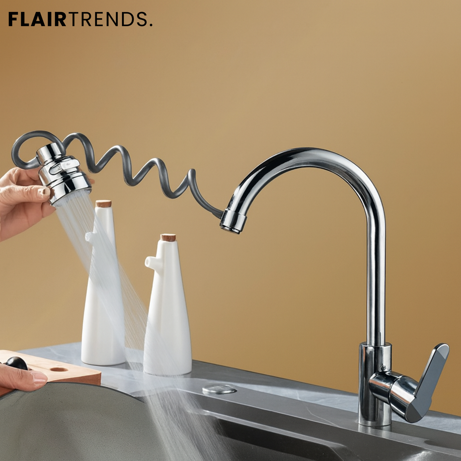 AquaFlex – More Control at the Faucet with Just One Twist!