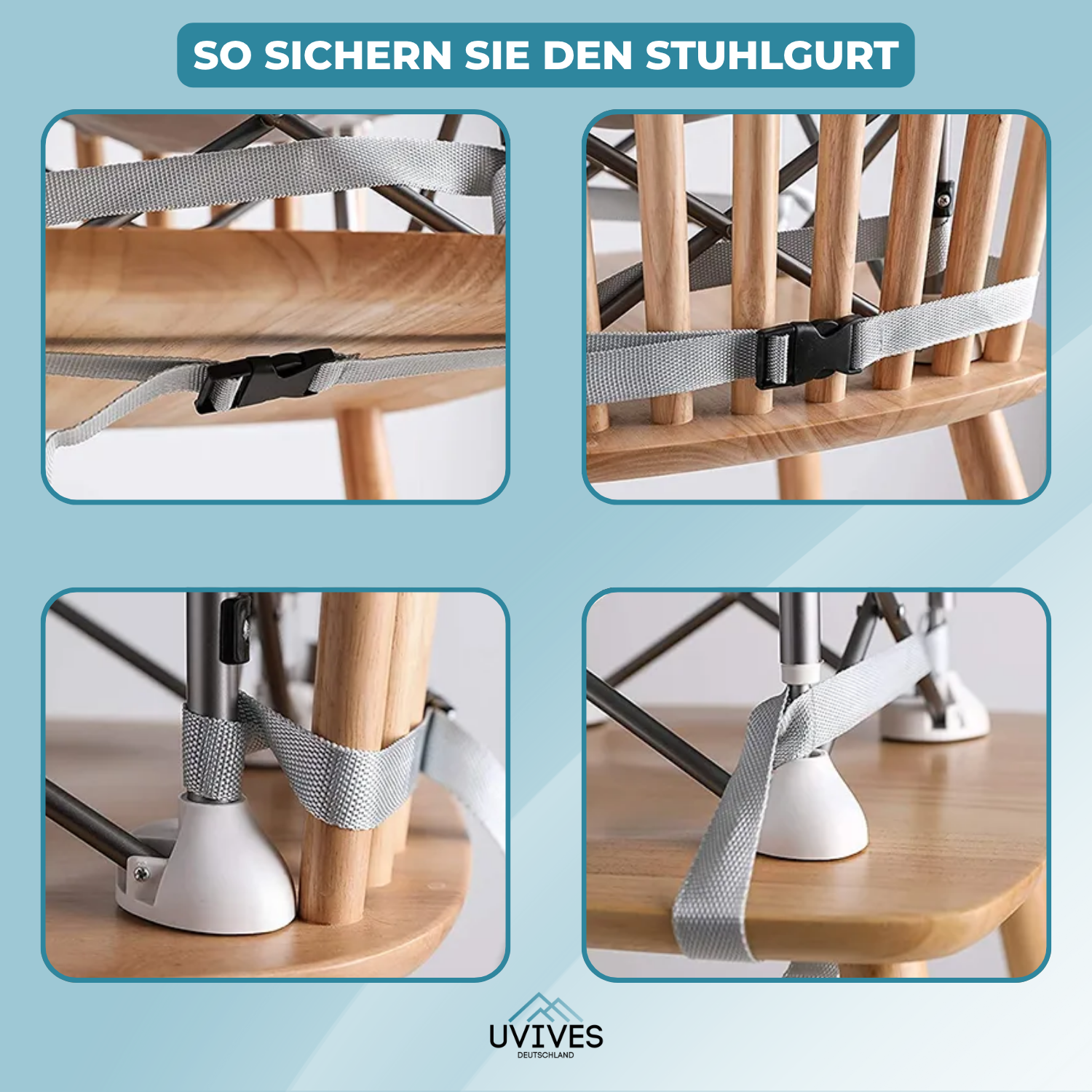HuggleSeat - Portable High Chair for Kids at Home & On-the-Go