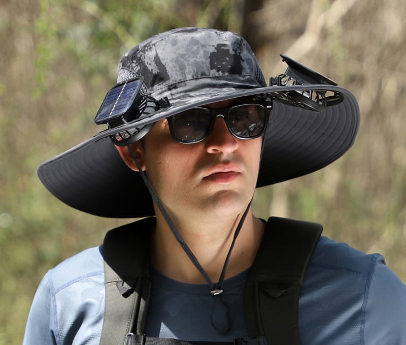 AirShade – Solar Hat with Built-in Fan