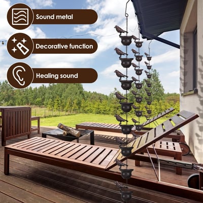 RainCharm – Decorative Rain Chain for Garden & Patio