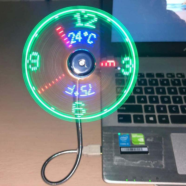 TimeCool – The Clever USB Fan Clock with Temperature Display