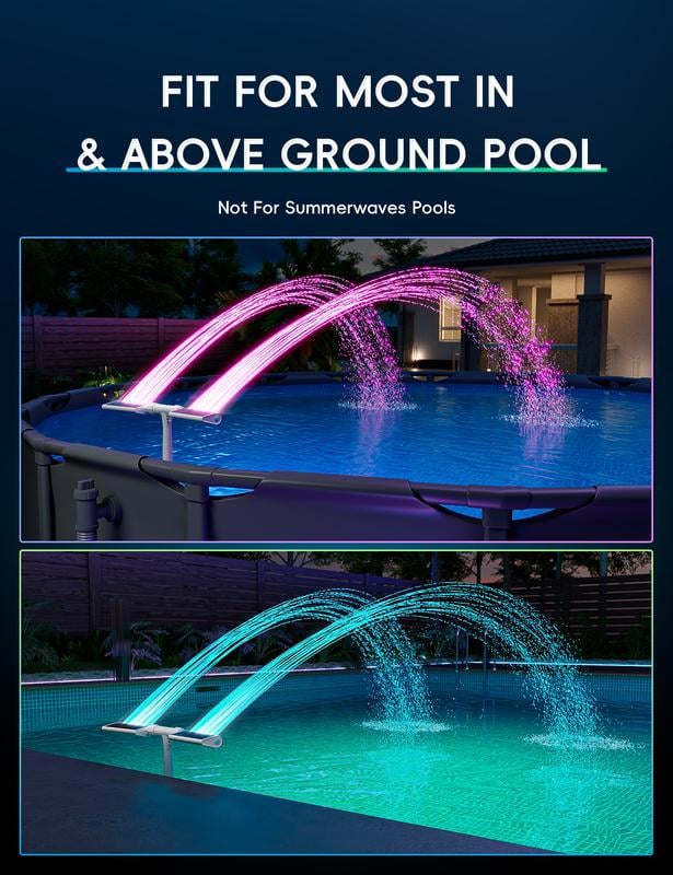 SunSpray – The luminous water arch for your summer dream