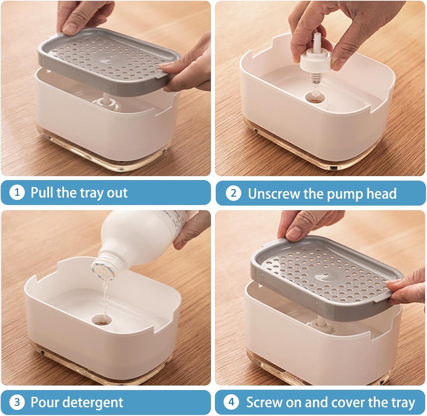 SoapEase – Dish Soap at the Push of a Button, Fast & Mess-Free