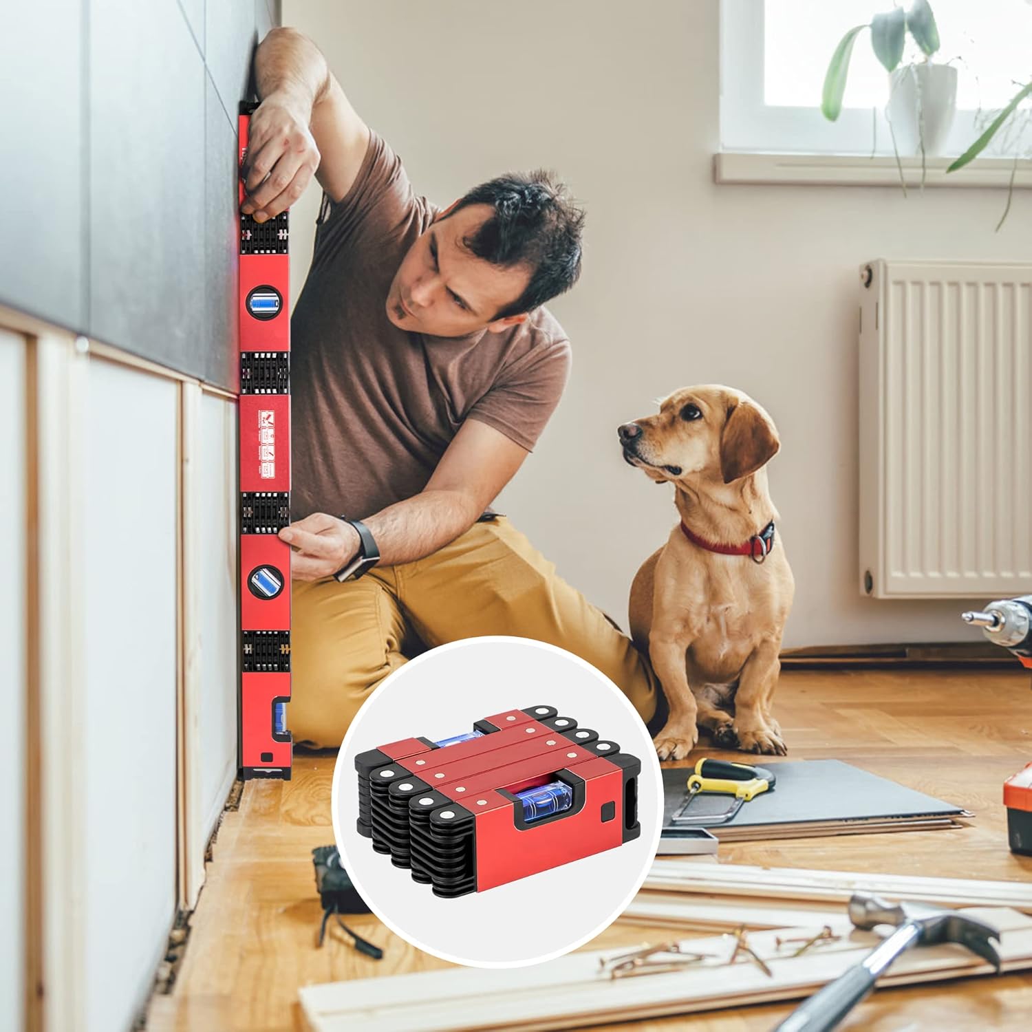 LevelFold Pro – Folding Spirit Level. Precision at the Push of a Button.