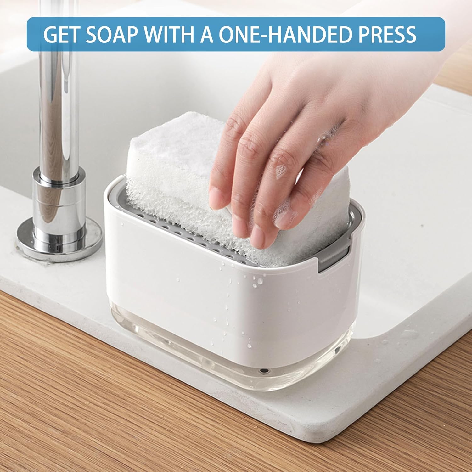 SoapEase – Dish Soap at the Push of a Button, Fast & Mess-Free
