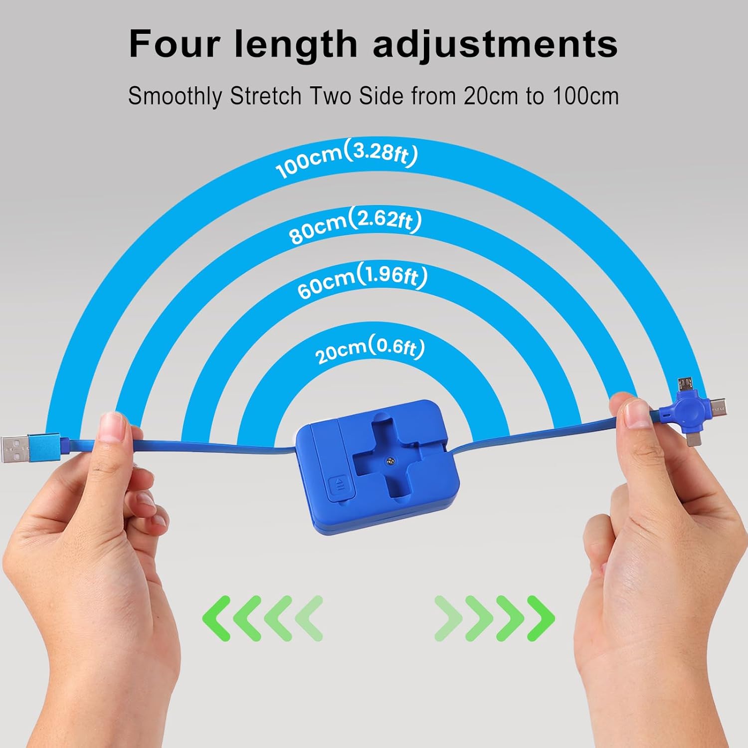 CablePro – 3-in-1 Retractable Charging Cable