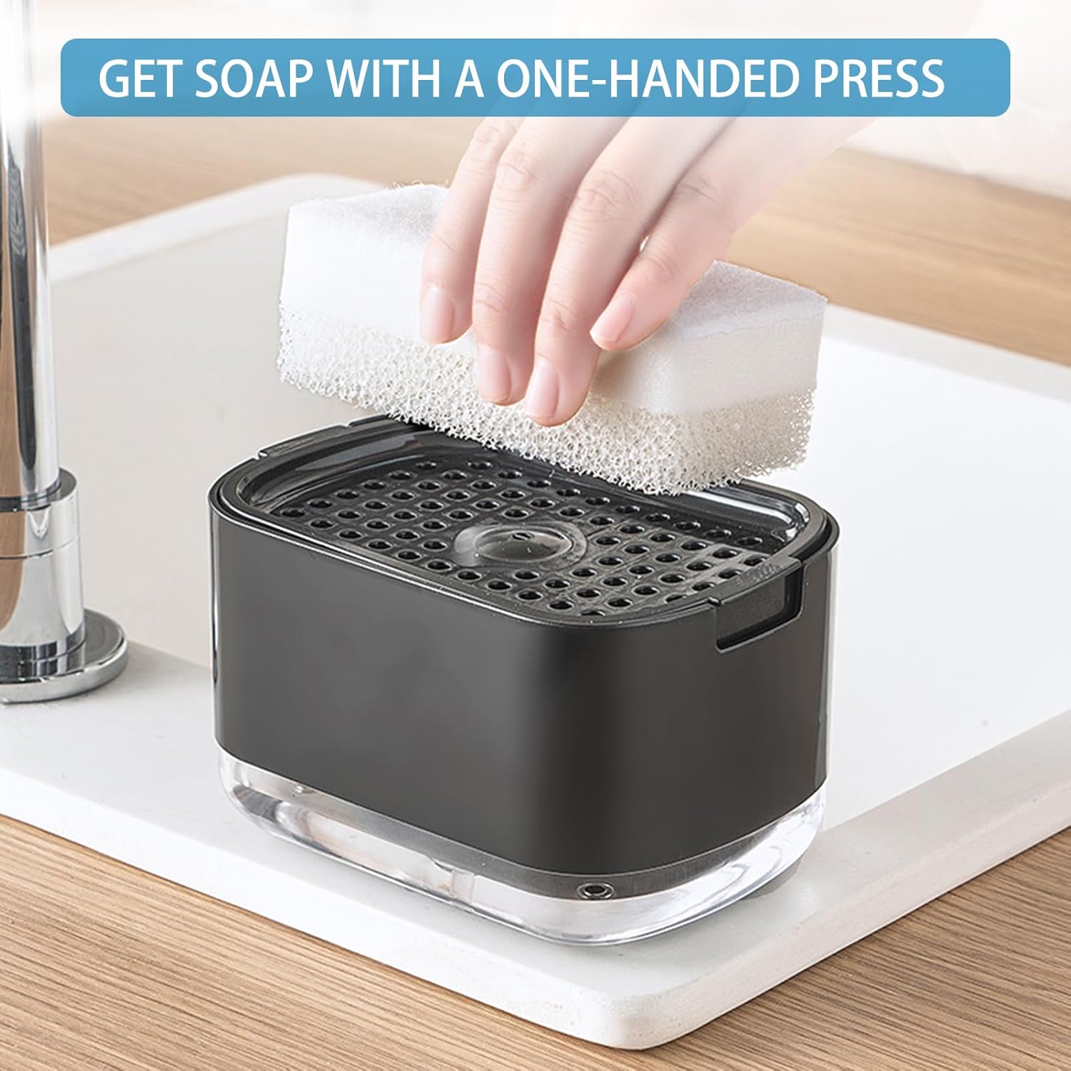 SoapEase – Dish Soap at the Push of a Button, Fast & Mess-Free