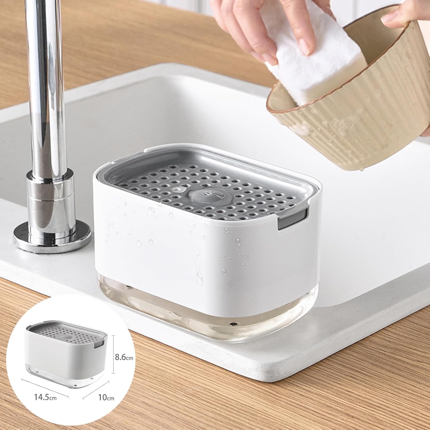 SoapEase – Dish Soap at the Push of a Button, Fast & Mess-Free