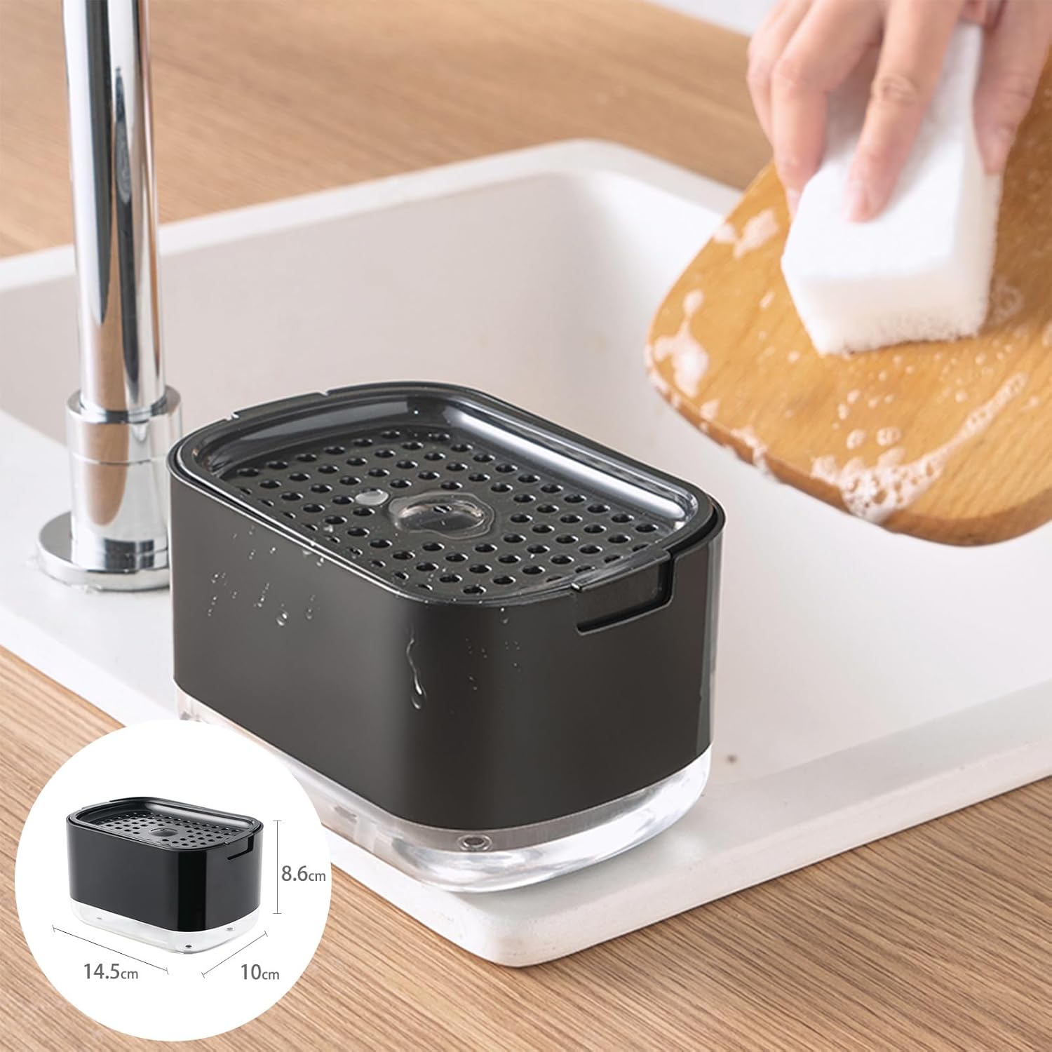 SoapEase – Dish Soap at the Push of a Button, Fast & Mess-Free