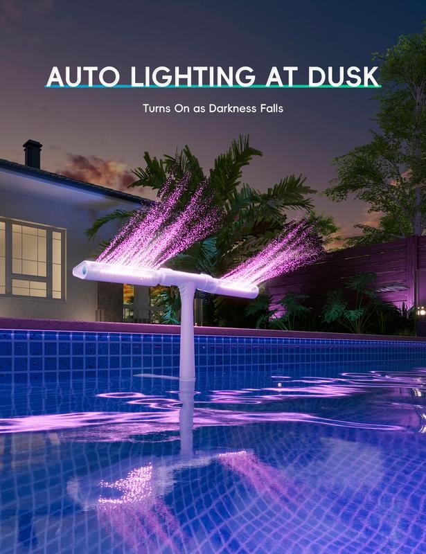 SunSpray – The luminous water arch for your summer dream