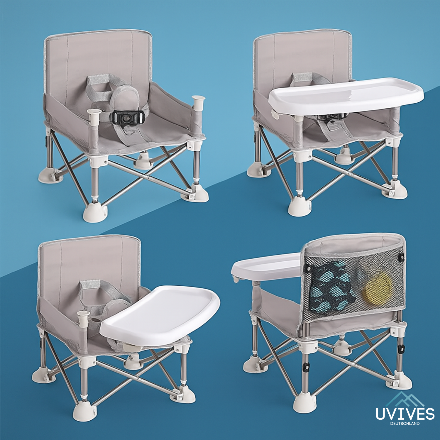 HuggleSeat - Portable High Chair for Kids at Home & On-the-Go