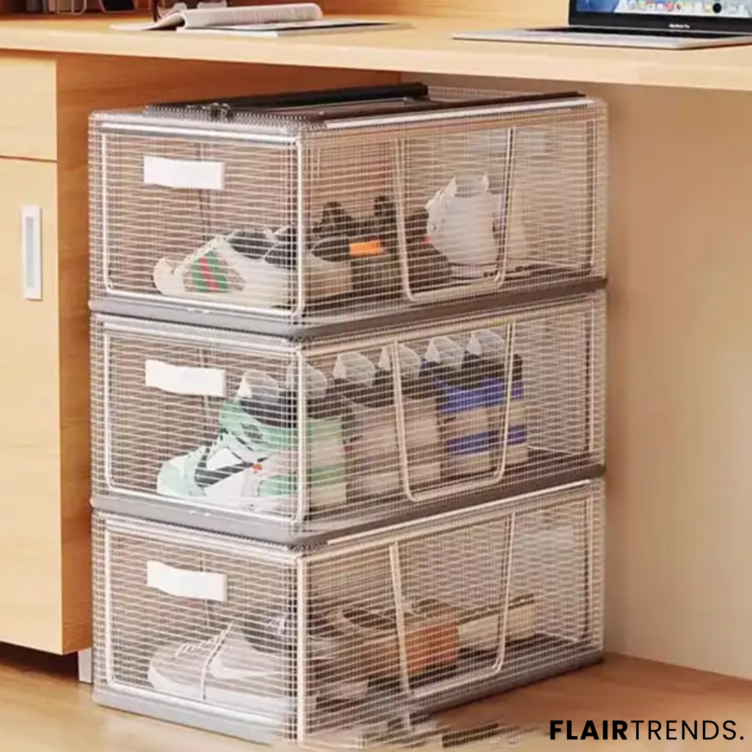 StackaShoe – The Foldable Organizer for Shoes & Clothes!