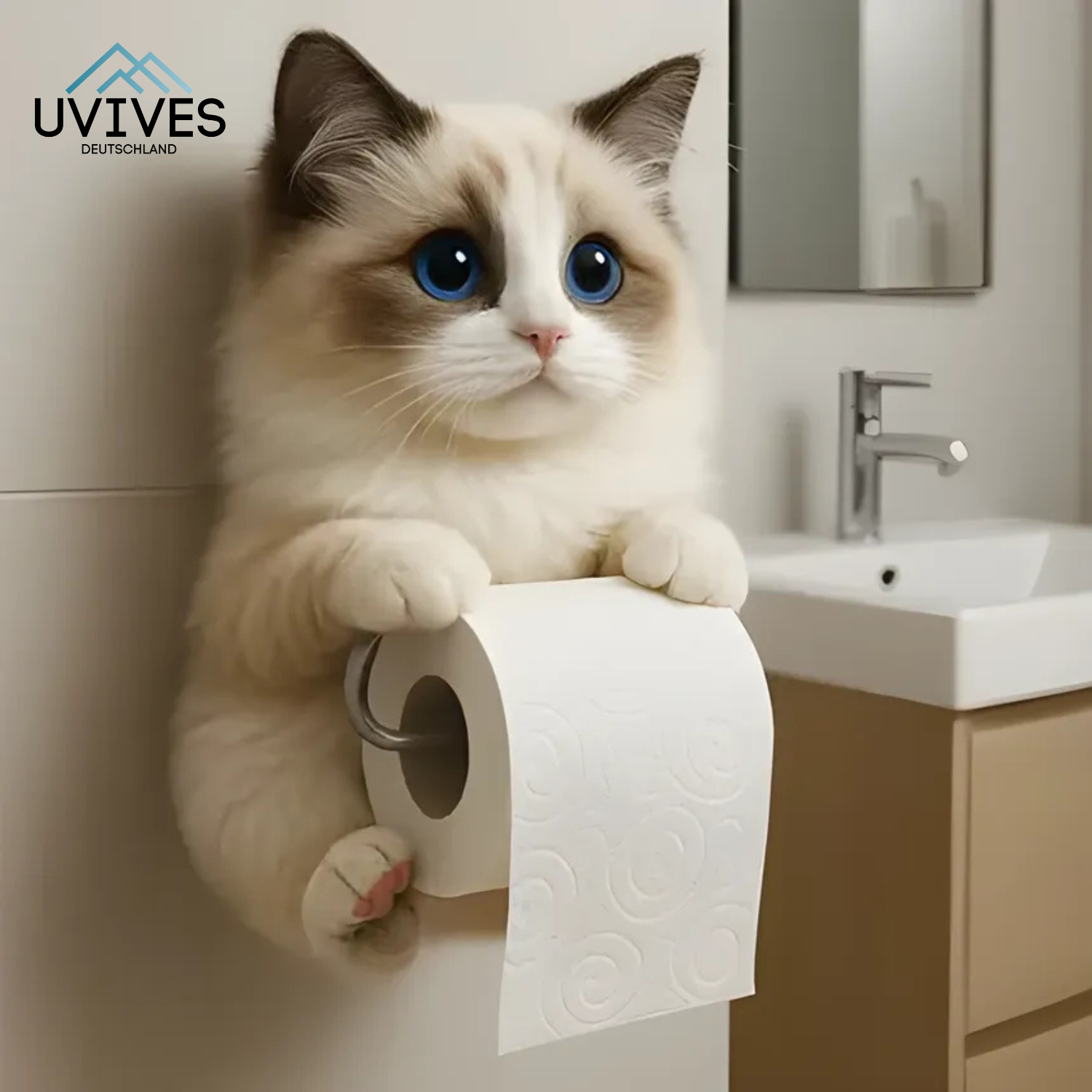 PurrRoll – Add Whiskered Charm to Your Bathroom Routine