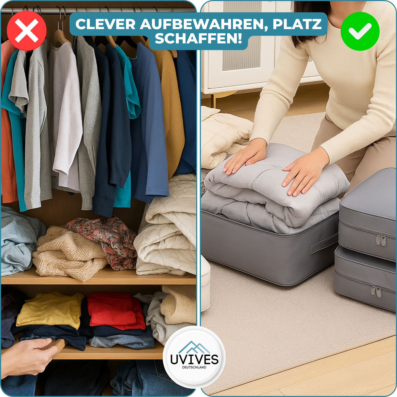 StoreEase - Super Space-Saving Compression Organizer [Last Day Discount]