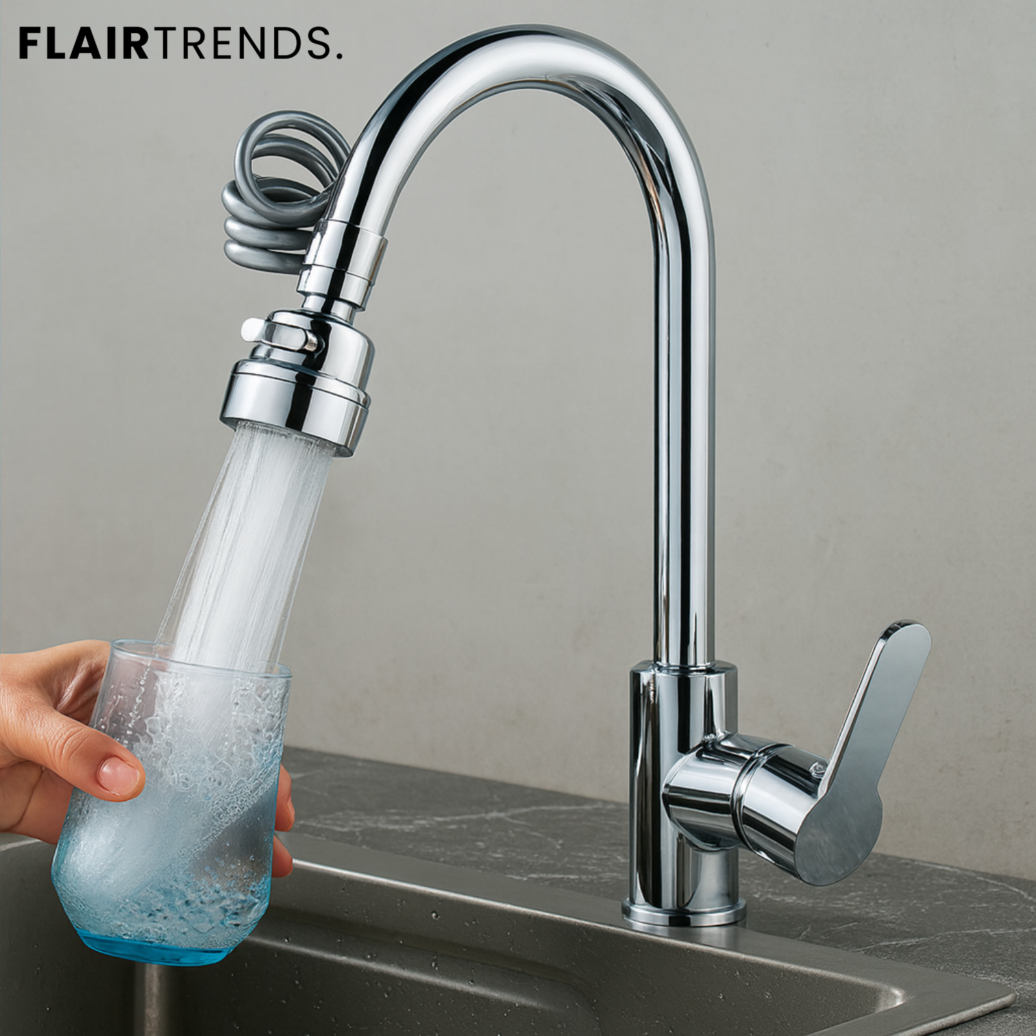 AquaFlex – More Control at the Faucet with Just One Twist!
