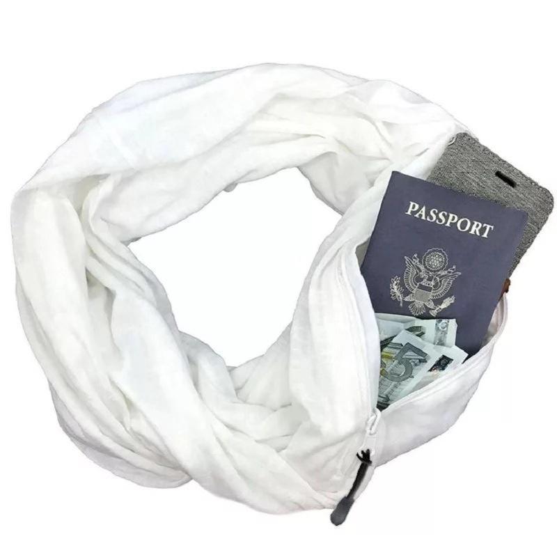 CozySafe – The Scarf with Secret Pocket for Warmth & Security