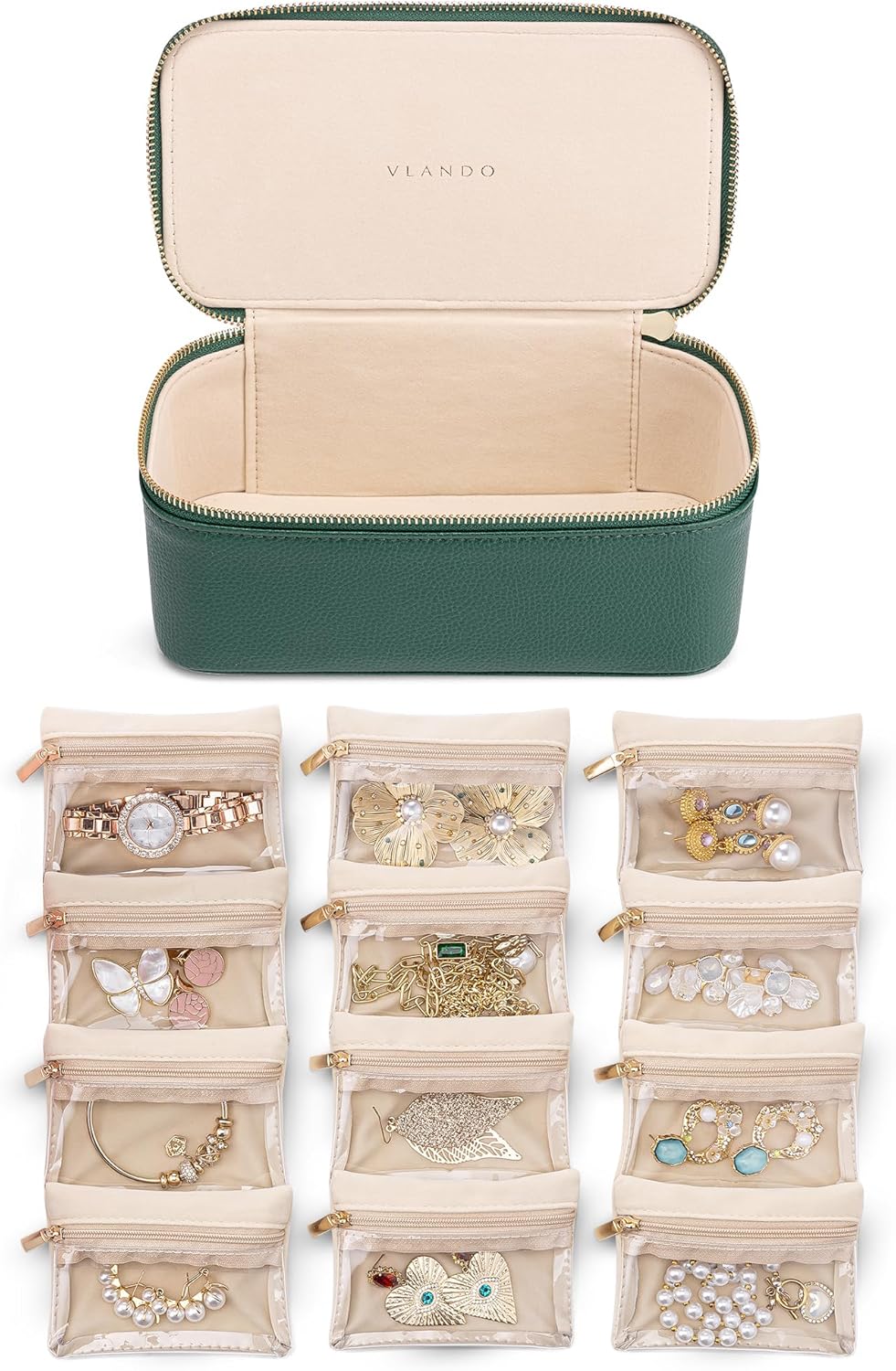 VelvetVault – Elegant Jewelry Storage for Home or Travel!