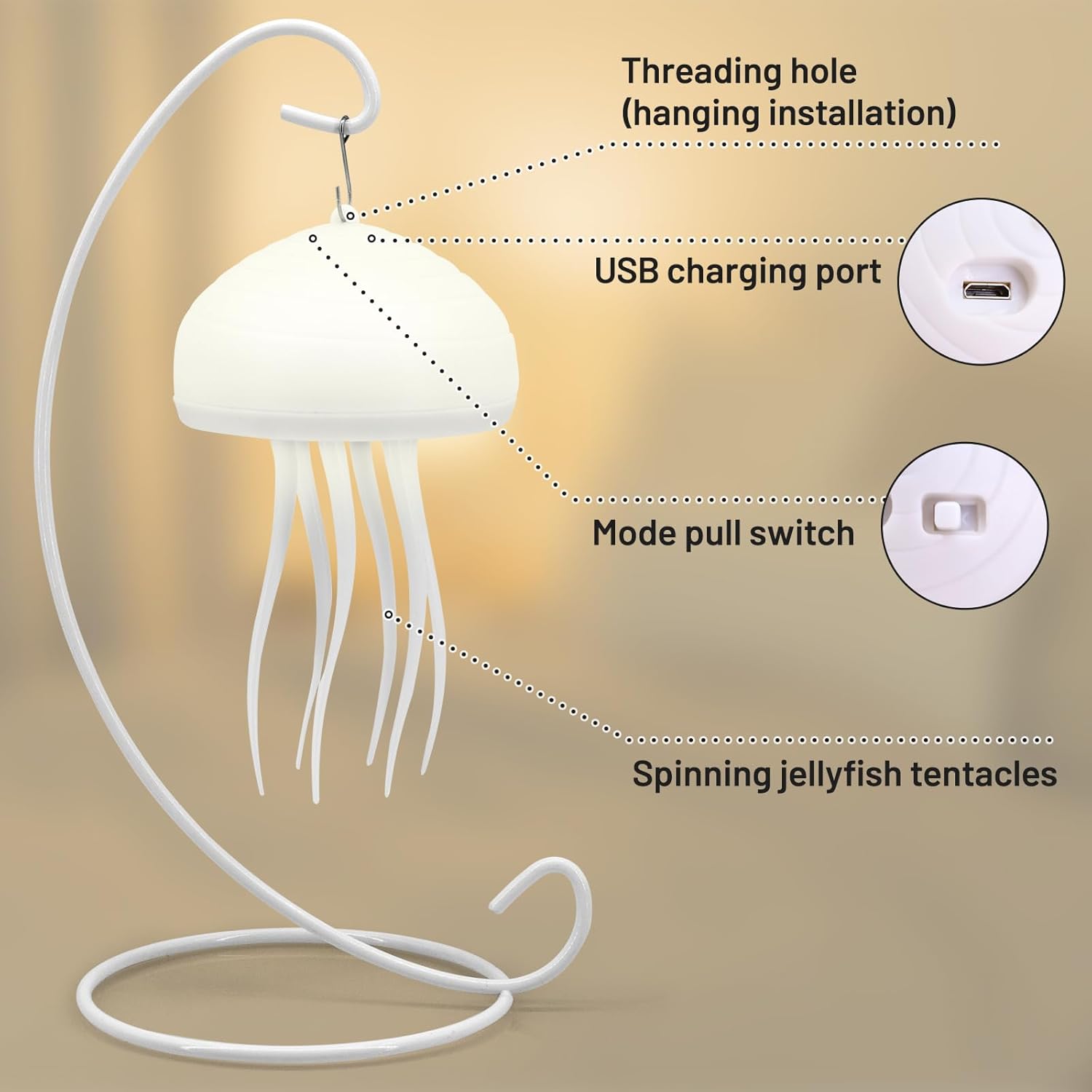 JellyLume – The Magical Jellyfish Night Lamp for Soothing Light