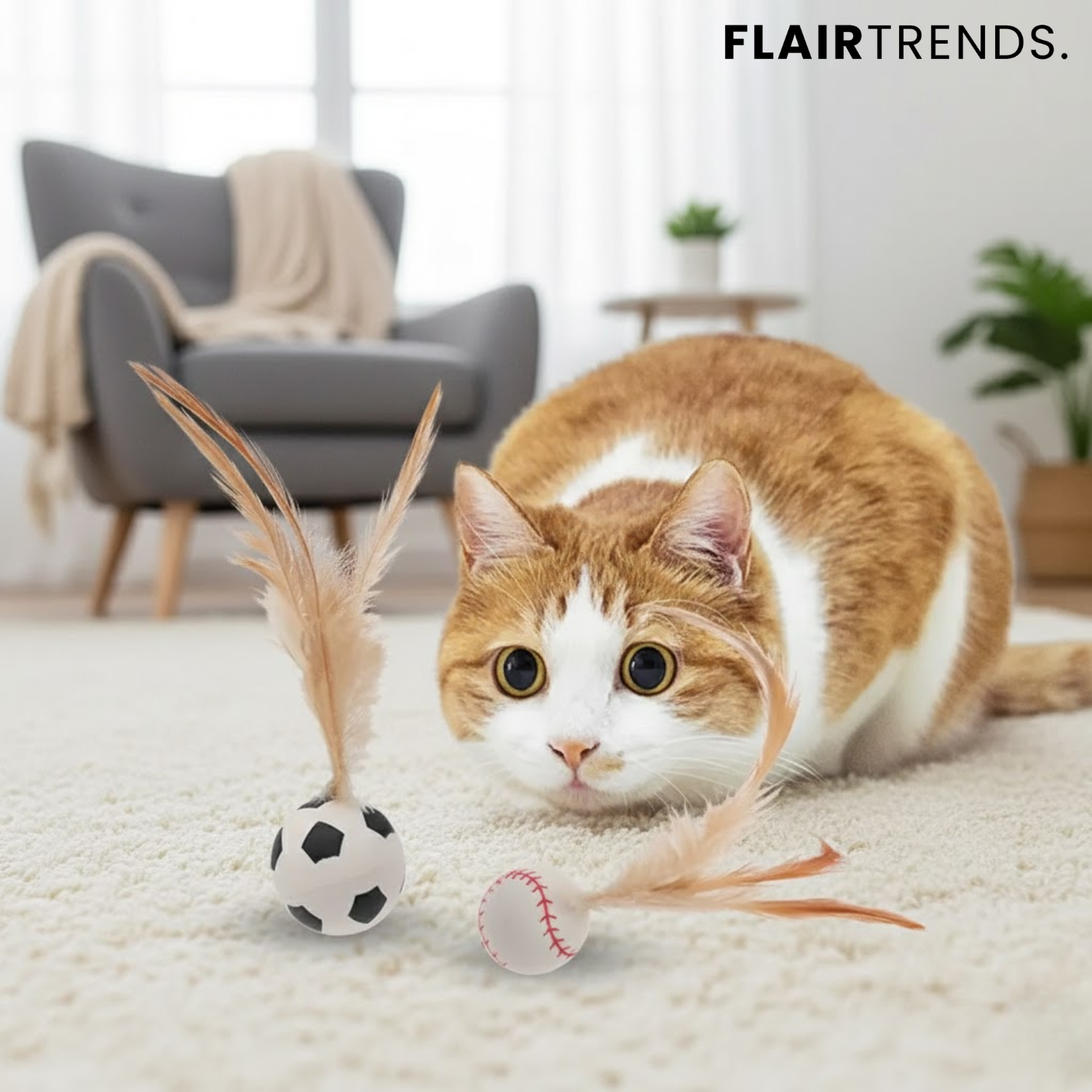 FeatherBounce – Fun Play for Active Cats!