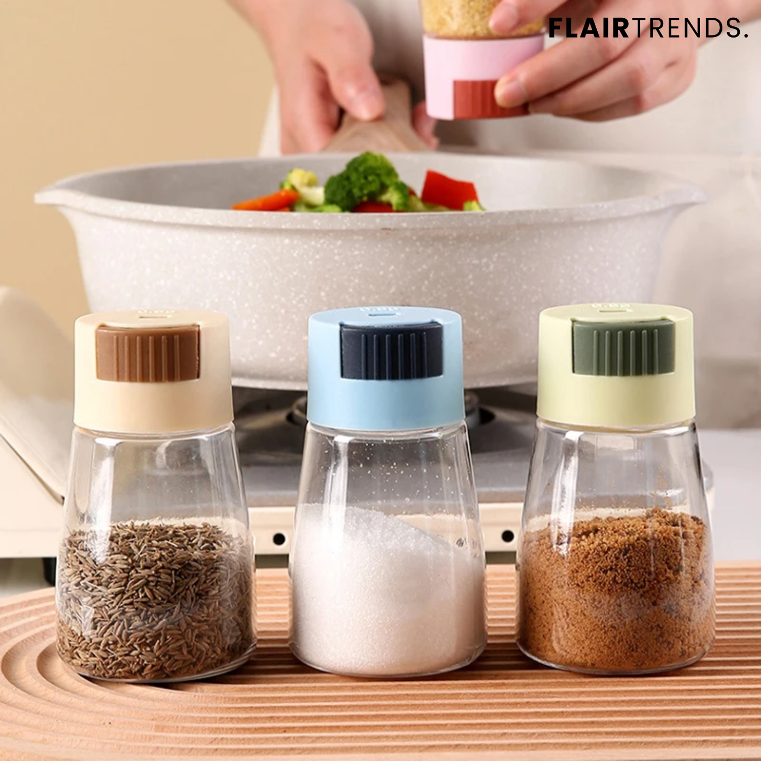 SmartDose Mini – Perfectly Measured Spices with One Click (Set of 4)
