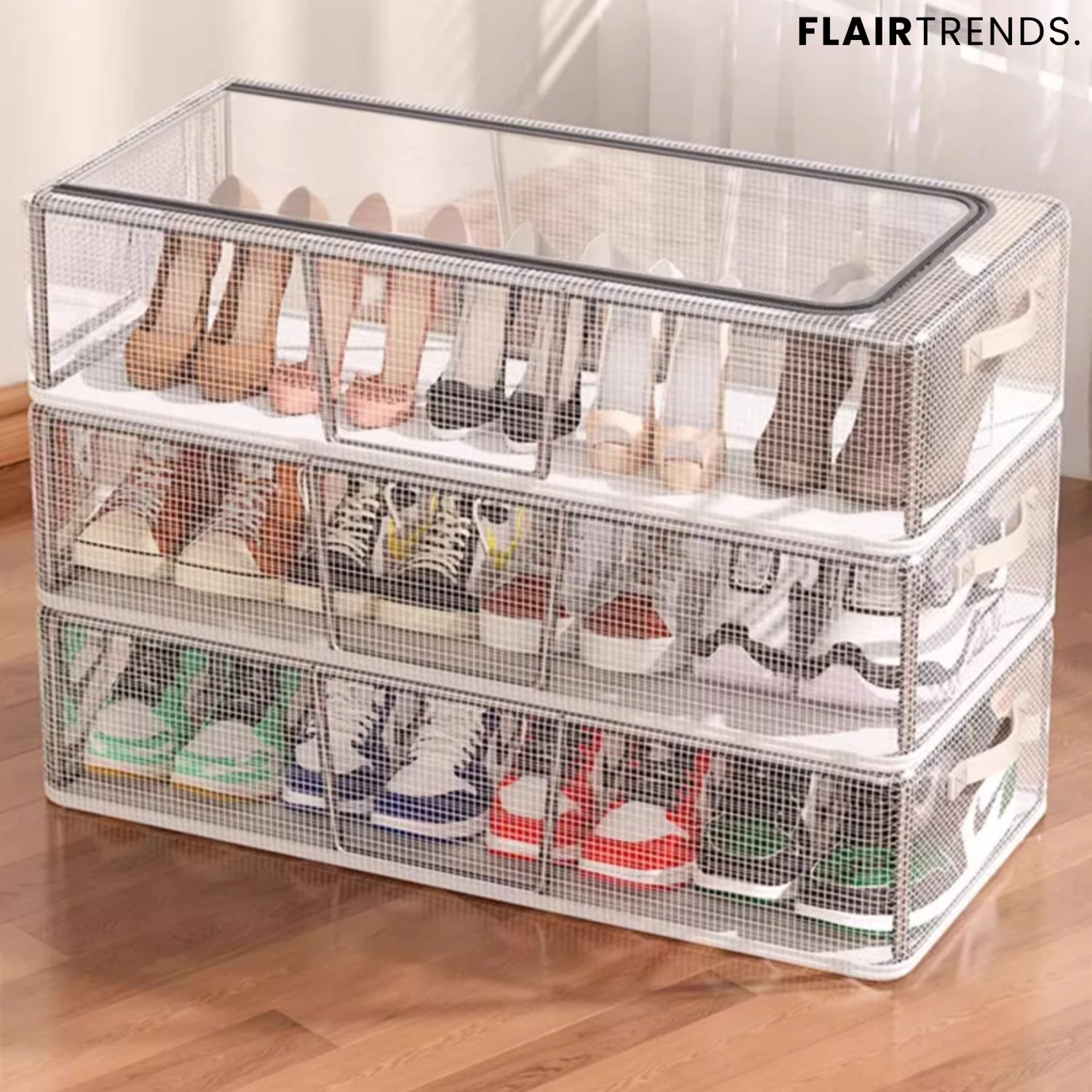 StackaShoe – The Foldable Organizer for Shoes & Clothes!