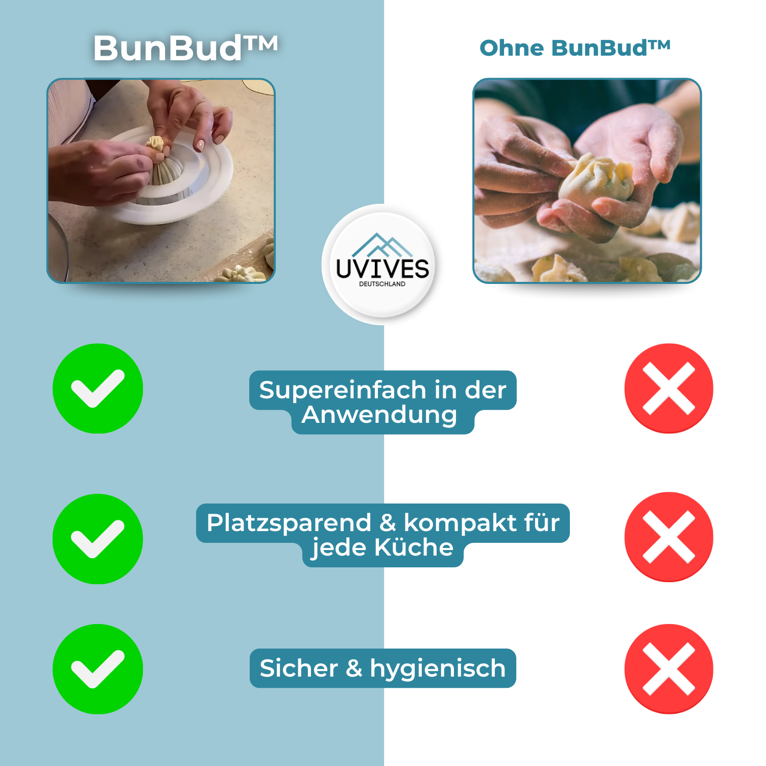 BunBud – Flower-Shaped Bun & Dumpling Maker