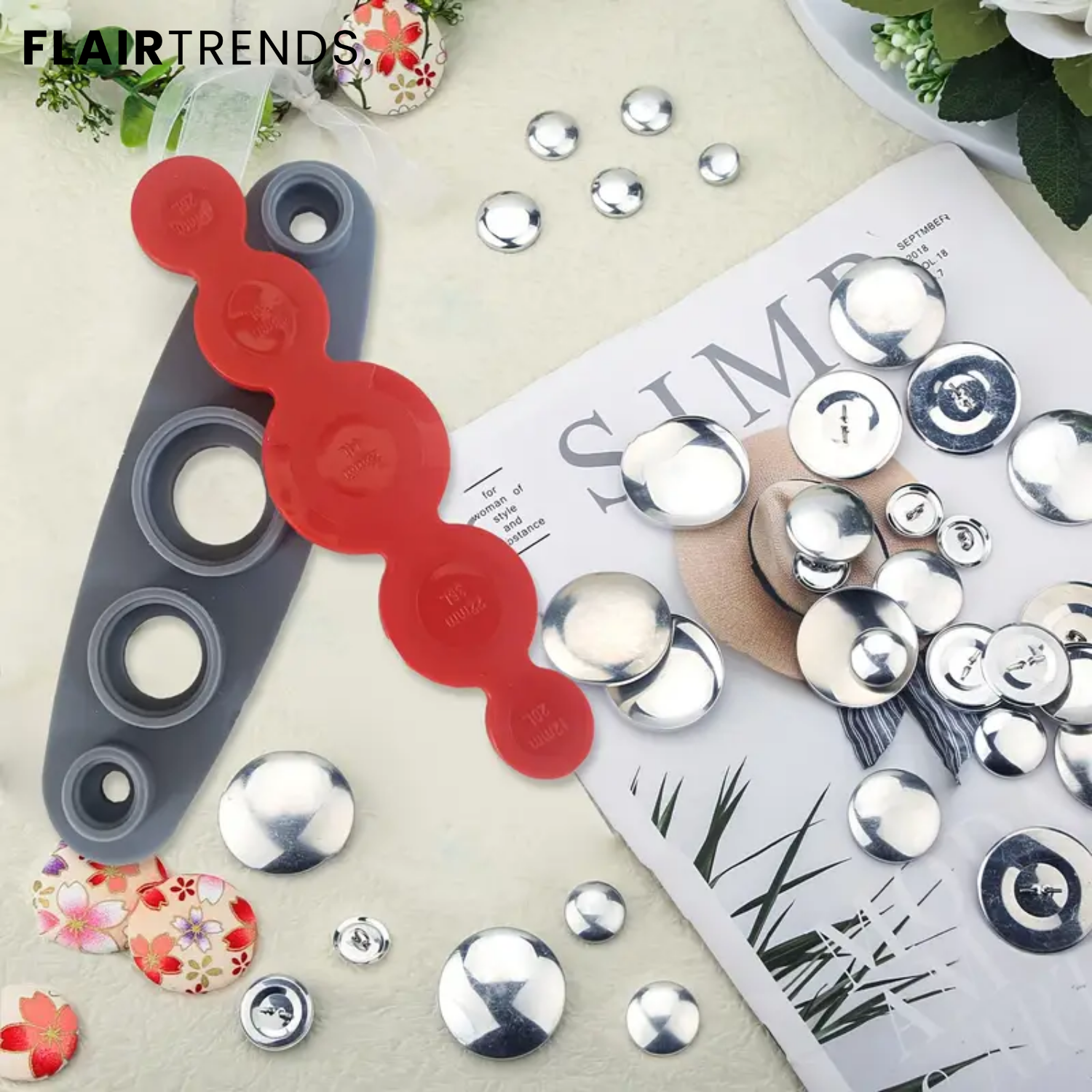 1+1 FREE | CraftNest – Effortless Perfect Buttons Anytime, Anywhere!