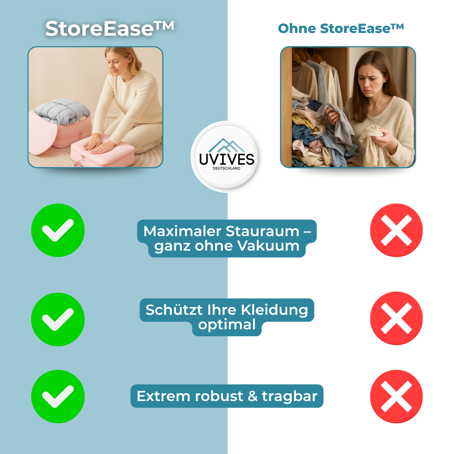 StoreEase - Super Space-Saving Compression Organizer [Last Day Discount]