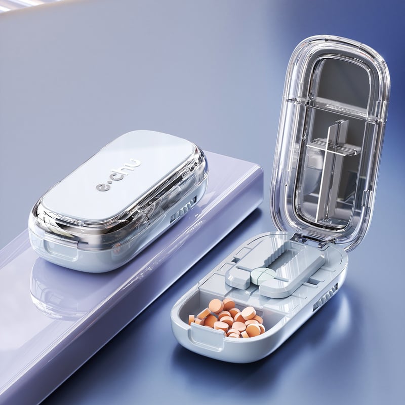 BladeVault – Clean, Safe Pill Splitting Made Simple!