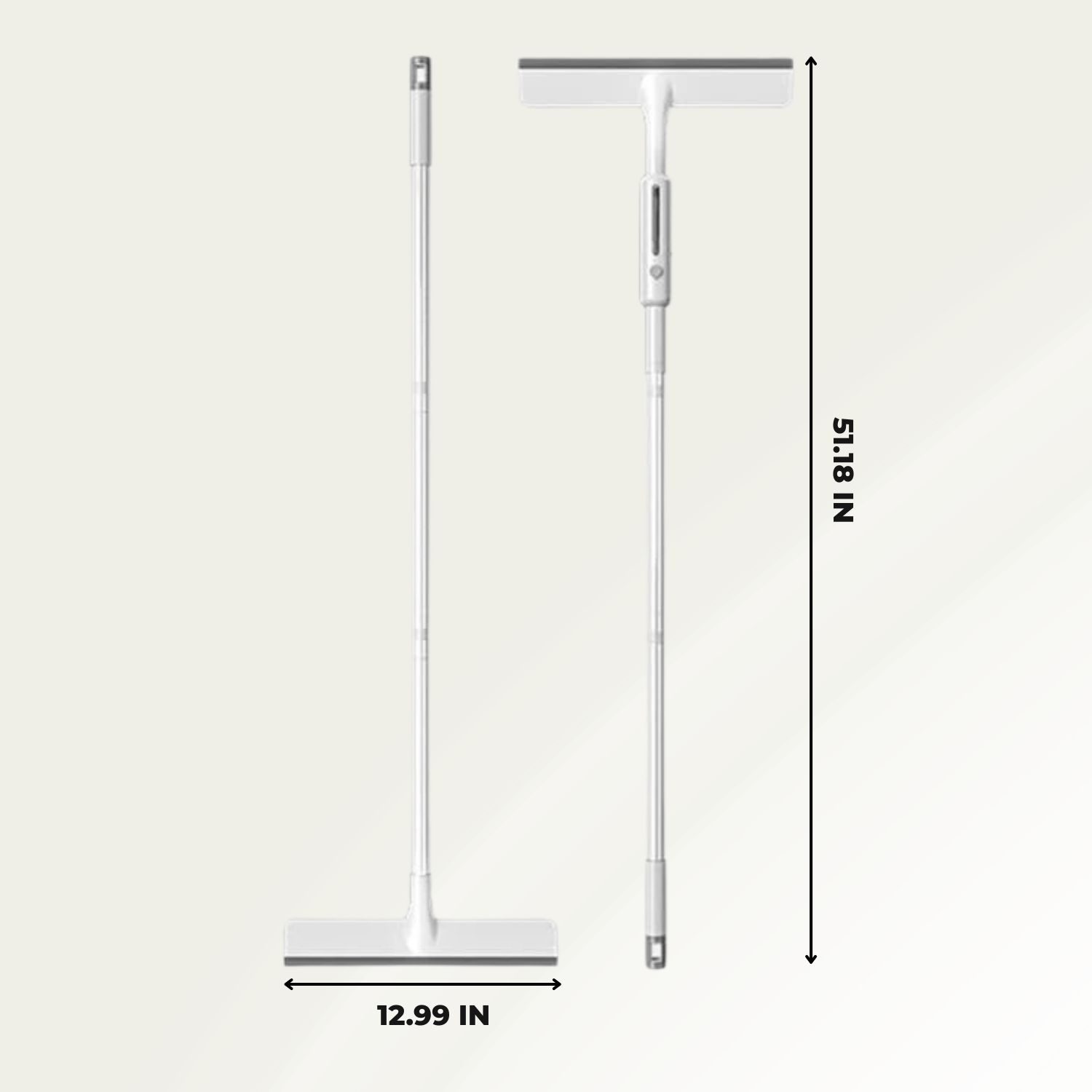 ShineSweep – Streak-Free Glass Cleaner – Dual Blade & Spray – Telescopic Handle