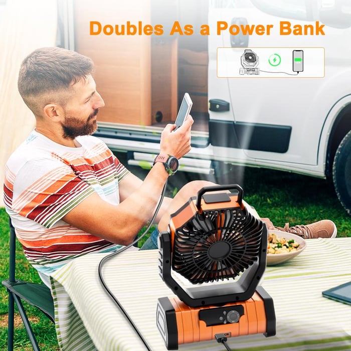 BreezeCamp – The Perfect Combo of Fan & Camping Light