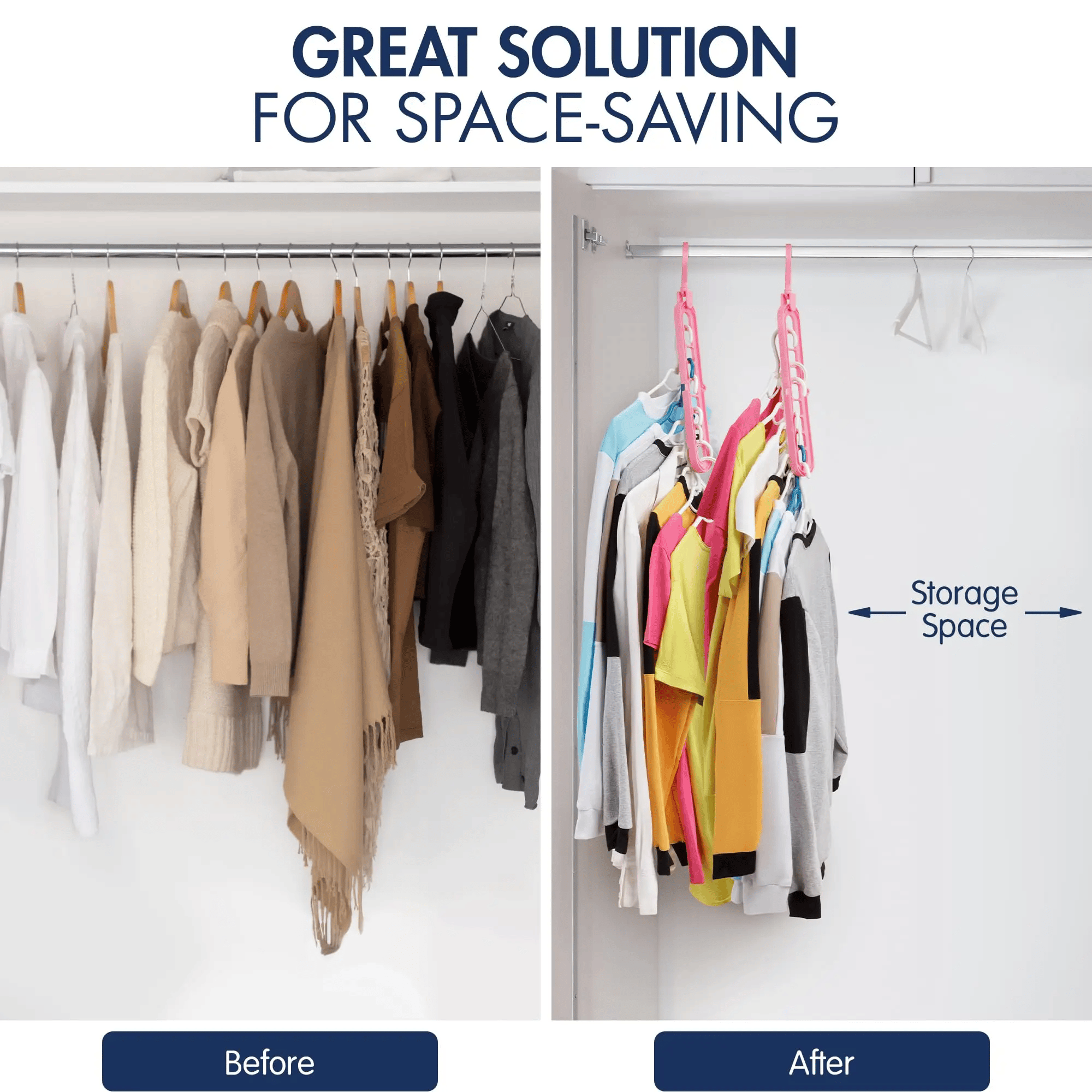 5+5 FREE | ClothFlex – Saves Space & Protects Your Clothes!