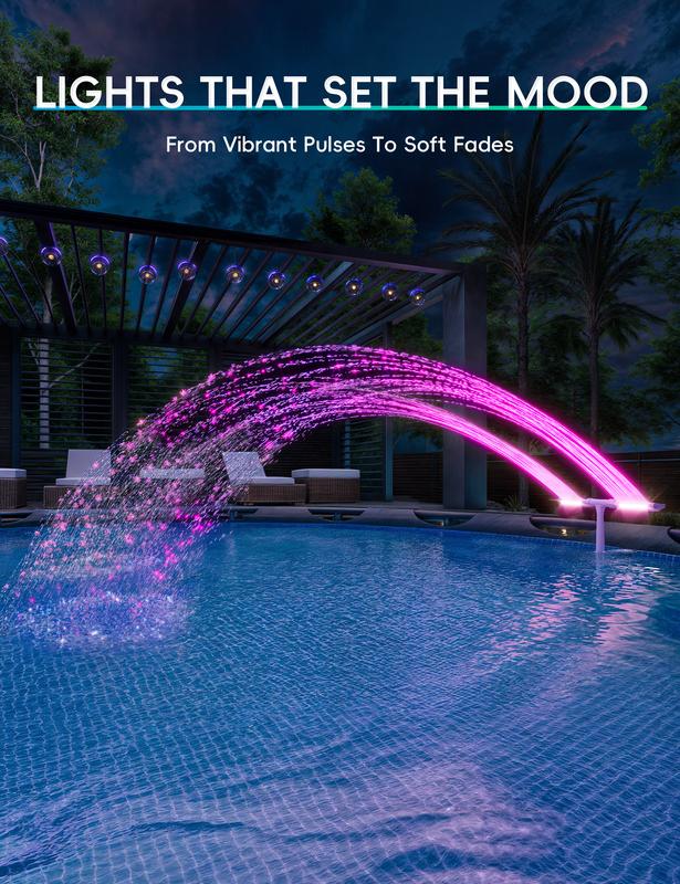 SunSpray – The luminous water arch for your summer dream