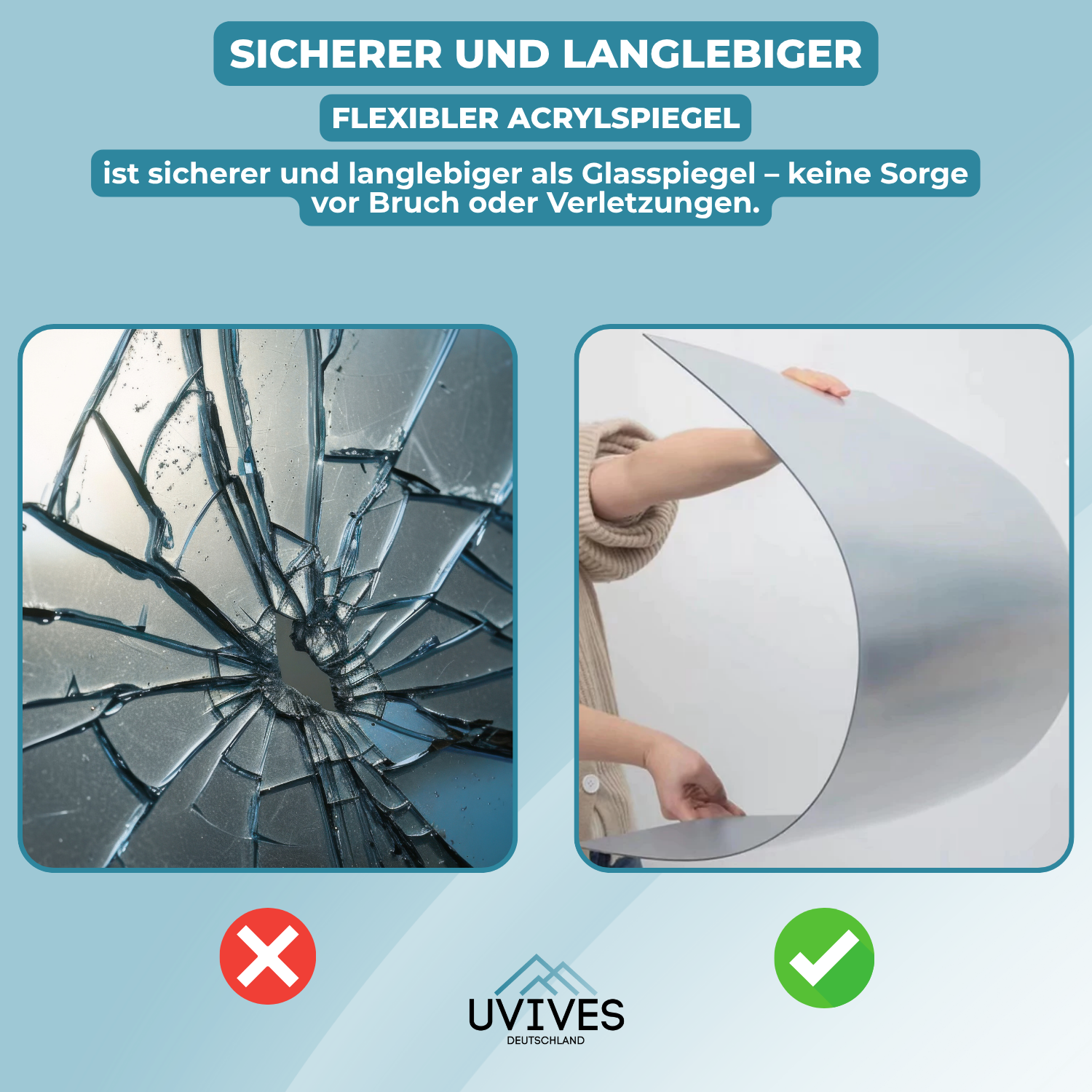 SafeReflect – The Shatter-Proof, Self-Adhesive Mirror Film