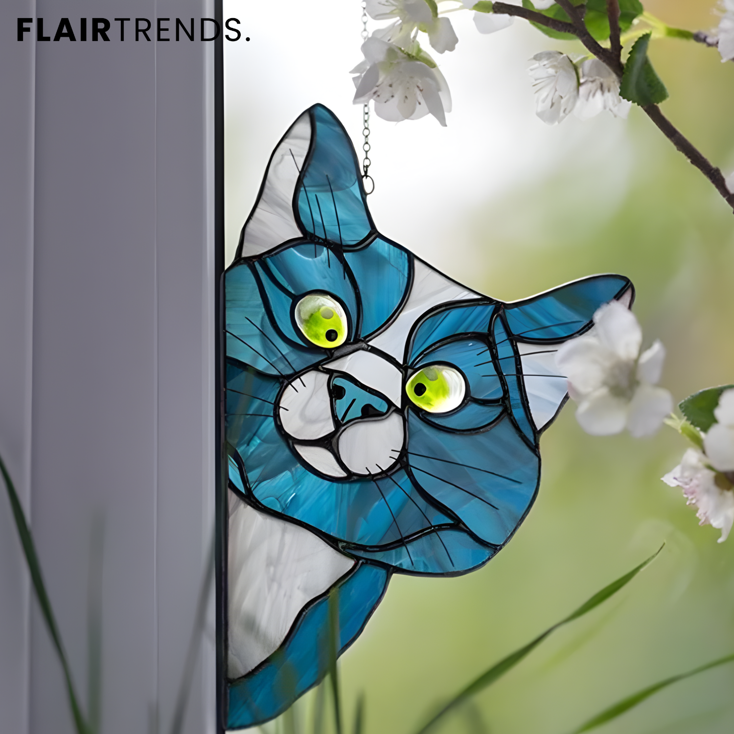 CatPeek – Handmade Cat Suncatcher for the Window