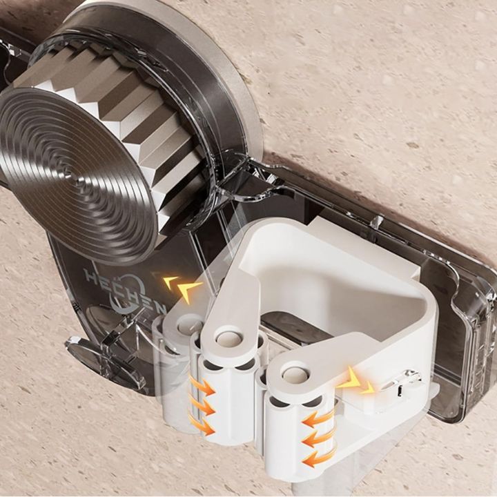 1+1 FREE | GripMates – Secure Hold for Brooms & Mops Without Drilling