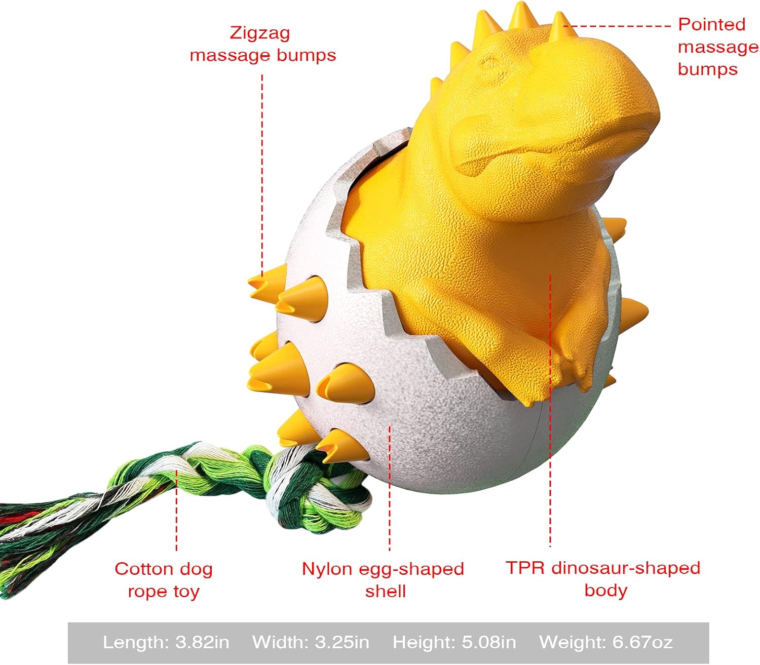 DinoEgg – The Indestructible Chew Egg for Healthy Dog Teeth